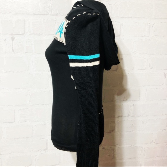 Free People sweater with hood.  H03. - Picture 5 of 8